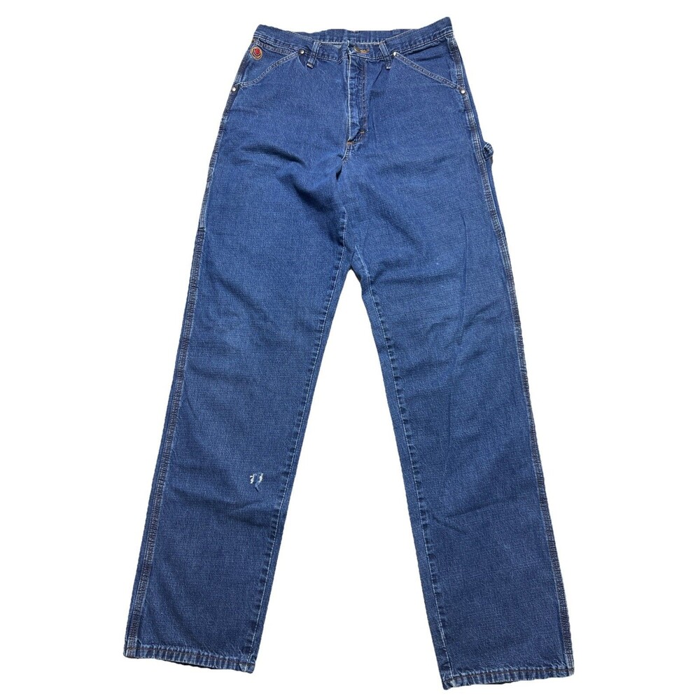 Wrangler Work Wear Carpenter Men Jeans Denim Size 32x36